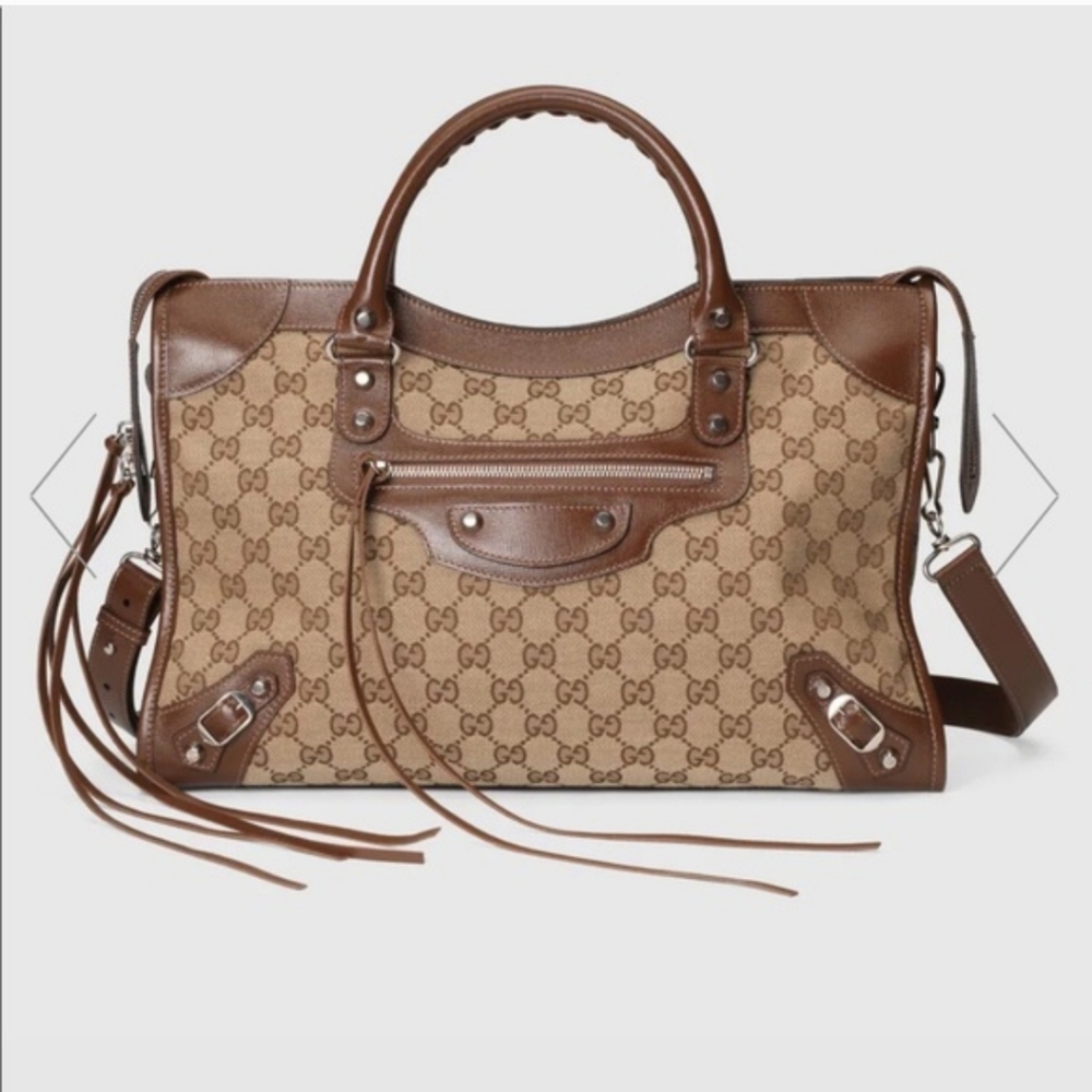 Gucci X Balenciaga 2021 "The Hacker Project" Medium Neo Classic Bag NWT